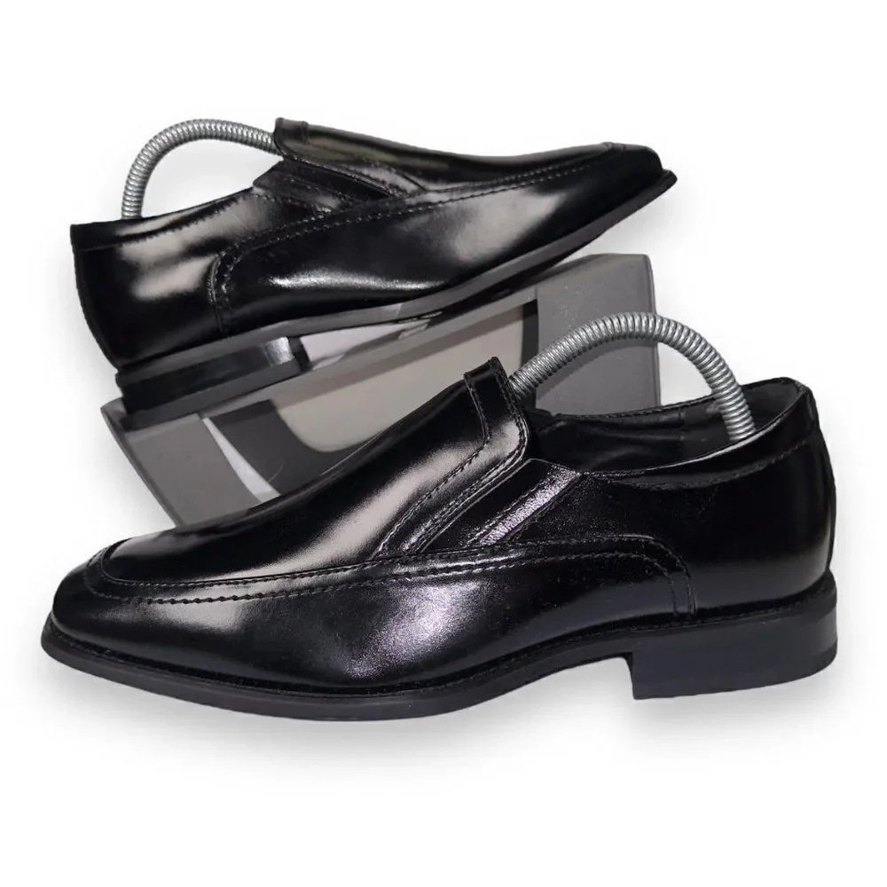 Stacy Adams Felton‎ Square Toe Dress Loafers Black 20113-001 Men's 8M